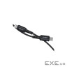 Кабель ACEFAST C4-01 Type-C to iP 3A, 30W, 1.8m, nylon, zinc connectors, Black (AFC4-01B)