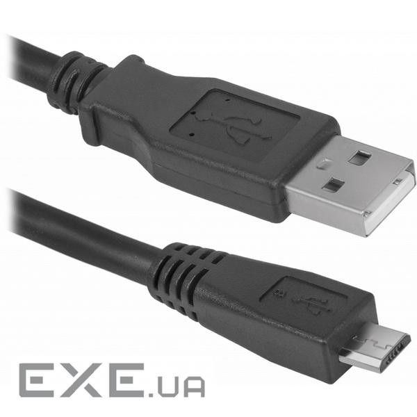Дата кабель USB 2.0 AM to Micro 5P 1.8m Defender (87459)