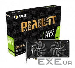 Відеокарта PALIT GeForce RTX 2060 Super 8GB GDDR6 256-bit Dual (NE6206S018P2-1160A)