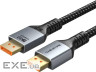 Кабель Cabletime DisplayPort - DisplayPort v2.1 (M/M), 16K, 1 м Black (CD13H)