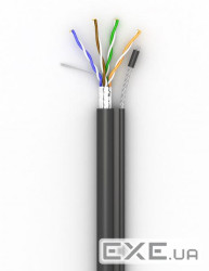 Кабель для внешней прокладки FTP 5е OK-Net КППЭт-ВП (100) 4х2х0.51 бухта 305м с тр (OKOFTP42051305C)