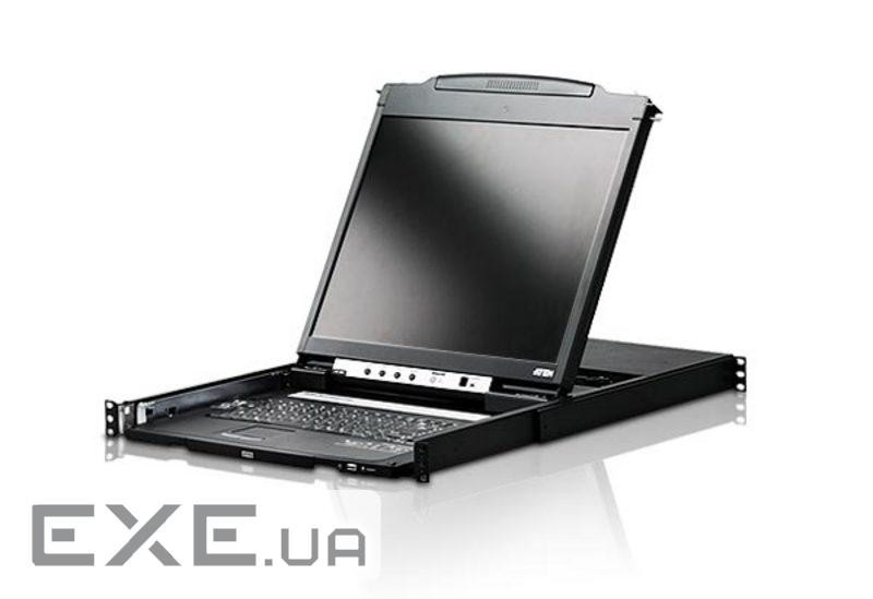 KVM Консоль Dual Rail з 19 '' LCD екраном, 1 кабель в комплекті , 19" (CL5800N-ATA-RG)