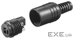 Гніздо FreeEnd-Speaker,/F прямий Screw Protector,чорний (75.01.1246-1) (75.01.1246-1)