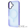 Чохол WAVE Matte Insane Case with Magnetic Ring iPhone 16 light blue (59342 ligh (59342  light blue)