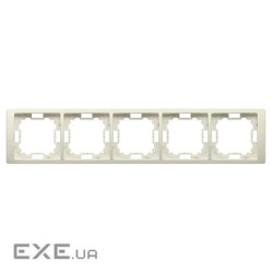 Рамка Neos BASIC 5x кратна, бежевый (BMRC5/12)
