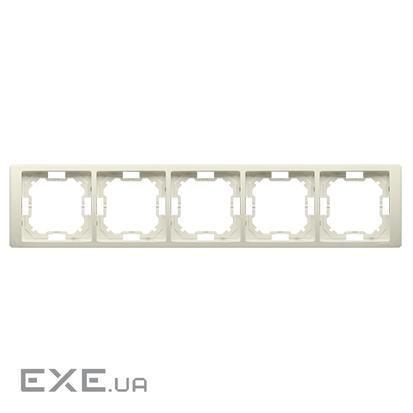 Рамка Neos BASIC 5x кратна, бежевый (BMRC5/12)