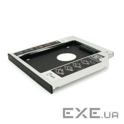 Адаптер підключення HDD 2.5&apos,&apos, 9.0 mm у відсік привода ноутбука SATA / mSA (YT-CAHDD9.0-Al) SATA / mSA (YT-CAHD