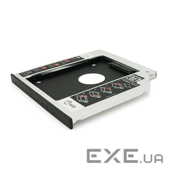 Адаптер підключення HDD 2.5&apos,&apos, 9.0 mm у відсік привода ноутбука SATA / mSA (YT-CAHDD9.0-Al) SATA / mSA (YT-CAHD