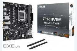 Материнcька плата ASUS PRIME B850M-F WIFI sAM5 B850 2xDDR5 M.2 HDMI WiFi BT mATX (90MB1N80-M0EAY0)