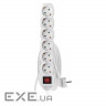 Фільтр живлення Emos (P1622) з вимикачем, 6 розеток, 2м , White