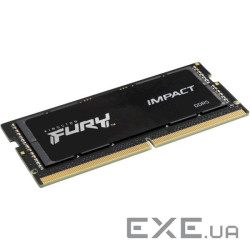 Модуль пам'яті KINGSTON FURY Impact SO-DIMM DDR5 6400MHz 16GB (KF564S38IB-16)