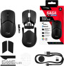 Миша HyperX Pulsefire SAGA PRO, RGB, USB-A/WL/BT, чорний (A2PB2AA)
