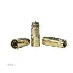 Trilink F-роз'єм для кабелю 11-ї серії, обтискний, латунь, розмір ключа 0,4 (F 11C 100шт.=1пач )