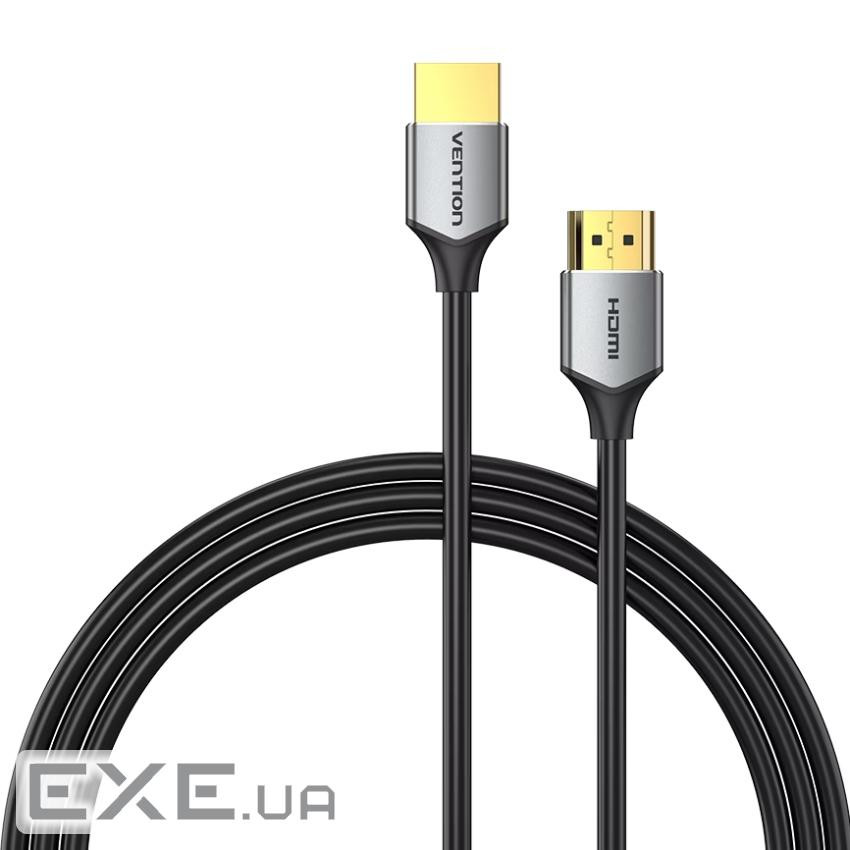 Кабель HDMI M - M, 1.0 м, V2.0, 4K 60Гц PVC сірий Vention (ALEHF)