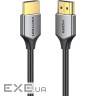 Кабель HDMI M - M, 1.0 м, V2.0, 4K 60Гц PVC сірий Vention (ALEHF)