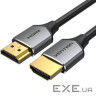 Кабель HDMI M - M, 1.0 м, V2.0, 4K 60Гц PVC сірий Vention (ALEHF)