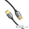 Кабель HDMI M - M, 1.0 м, V2.0, 4K 60Гц PVC сірий Vention (ALEHF)
