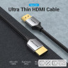 Кабель HDMI M - M, 1.0 м, V2.0, 4K 60Гц PVC сірий Vention (ALEHF)