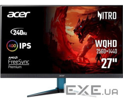Монiтор TFT ACER 27" ED273UP2bmiipx (UM.HE3EE.201) QHD VA Curved 180Hz 8bit 2*HDMI DP MM Black