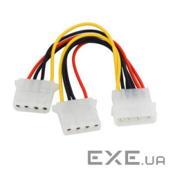 Кабель живлення Lucom внутрішній MoleX 1x2 M/F (Splitter),0.20m 4pin Y-form (62.09.8003-1)