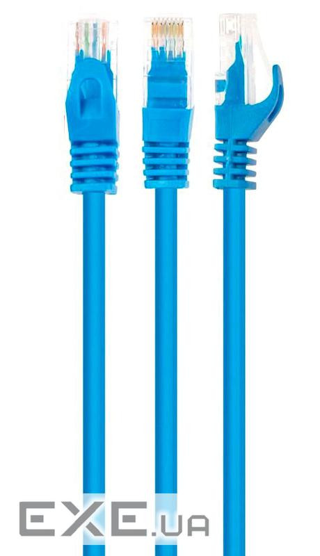 Патчкорд UTP Cat.5e ( 20м синій ), CU (PAUT32000-CU-BL) ), CU (PAUT32000-CU-BL)