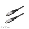 Кабель Cablexpert CCBP-USB4-CMCM240-0.5M, преміум якість, USB4, C-тато/C-тато, 0,5 м.