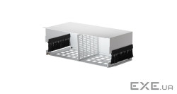 Організатор кабелю для оптичної полиці, задній, 4U, з кришкою (FLEX-PLATE4UPR)