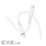 Кабель HOCO X97 Crystal Color USB-A to Lightning 1м White (6931474799791)