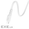 Кабель HOCO X97 Crystal Color USB-A to Lightning 1м White (6931474799791)