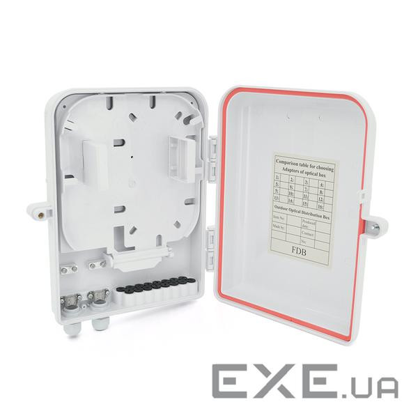 Муфта оптична Merlion ML-OP-F209-PLC, IP65, герметична, for 16 SC simplex adaptor, матеріал ABS ABS