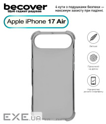Чeхол-накладка BeCover Anti-Shock для Apple iPhone 17 Air Grey (713796)