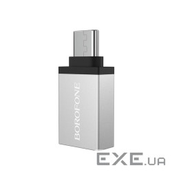 Адаптер BOROFONE BV3 adapter USB-A to USB-C aka Type-C converter, OTG support, USB 3.0