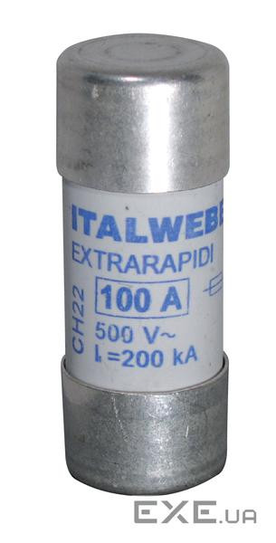 Запобіжник ETI CH22UQ/100A/500V aR (200 kA) (2645025) ETI CH22UQ/100A/500V aR (200 kA) (2645025)