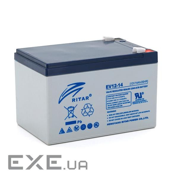 Тяговий аккумулятор RITAR EV12-14,12V 14Ah, F2 (151 х 98 х 99(105)), Q4