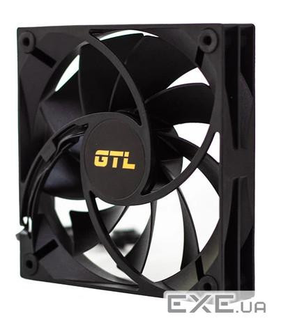 Вентилятор 120 мм, GTL Airblast N1, Black, 120x120x25 мм, 800-1800+-10% об/хв, 23-33 (GTL-120ABN1P)