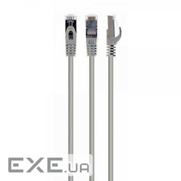 Патч-корд, S/FTP, литий, 50u" штекер з фіксатором, 30 м, сірий (PP6A-LSZHCU-25M) (PP6A-LSZHCU-25M)