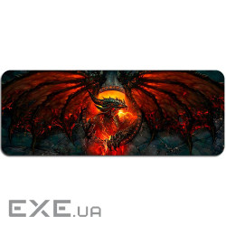 Коврик 300*600 тканинний World of Warcraft Dragon з боковою прошивкою, товщина 2 мм, Пакет (WC5)
