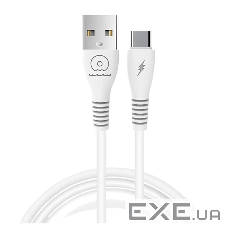 Кабель WUW-X195 USB Type-C 2,4A 1m white (WUW-X195TC)