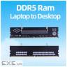 Конвертер Dynamode DDR5 Laptop SO-DIMM to Desktop DIMM RAM Memory (DM-DDR5-DIMM-Converter)