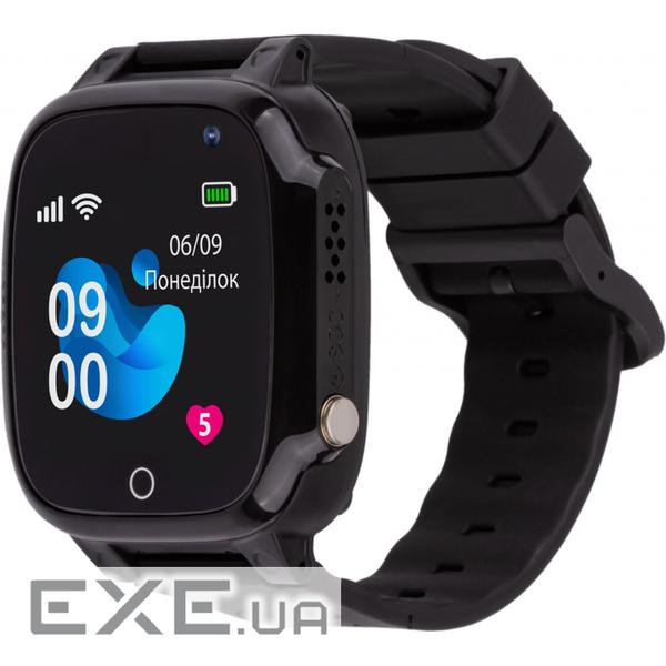 Смарт-годинник Amigo GO008 MILKY GPS WIFI Black (873291)