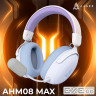 Бездротова ігрова гарнітура Ajazz AHM08 MAX Purple White Blue (AHM08-MAX-PWB)