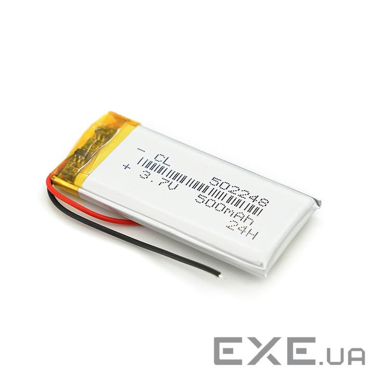 Літій-полімерний акумулятор 5*22*48mm (Li-ion 3.7В 500мА&middot,год) (502248) ) (502248)