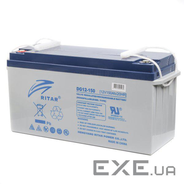 Акумуляторна батарея гелева 12 В 150 Aгод , GEL (DG12-150)