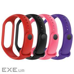Ремінець до фітнес браслета Armorstandart комплект 4шт Xiaomi Mi Band 7/6/5 Sport (ARM87048)
