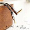 Кабель AUX звуковий, 3.5 мм (M) - 3.5 мм (M), 2 м, Black, Ugreen AV119, кутовий роз"єм (10599_AV119)