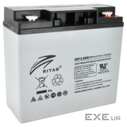 Акумуляторна батарея AGM RITAR HR1288W, Gray Case, 12V 22.0Ah
