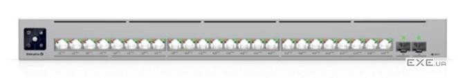 Ubiquiti Switch UniFi 8x2.5G RJ45/16x10G RJ45/2xSFP28 Managed PoE+++ 1050W 19" Rack-Mou (ECS-24-POE)