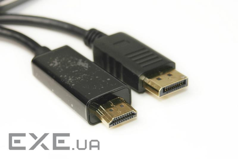 Кабель мультимедійний DisplayPort M to HDMI M 1.8m PowerPlant (KD00AS1278)