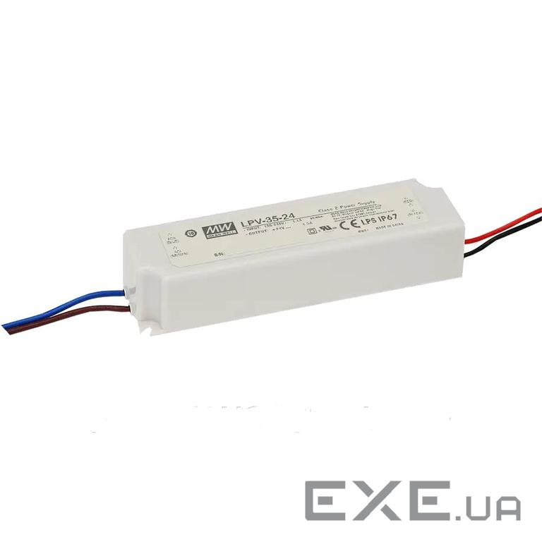 Імпульсне джерело живлення Mean Well LPV-35-24 Rohs AC/DC