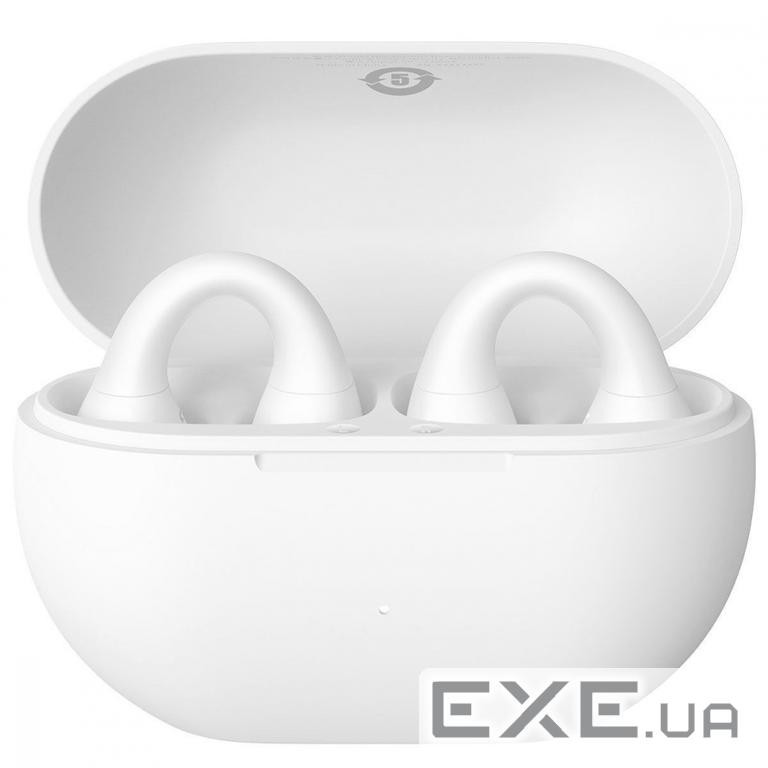 Wireless Earphones Baseus Bass 15 Clip Open-Ear TWS white (A00079500223-00)